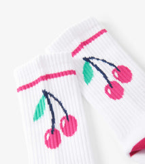 Hatley Girls Cherry Tube Socks