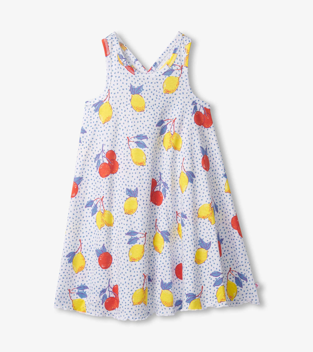 Hatley Girls Fresh Citrus Trapeze Dress