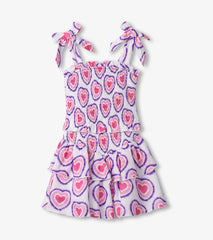 Hatley Girls Glowing Hearts Smocked Angel Dress