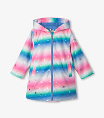 Hatley Girls Glitter Star A-Line Swing Jacket