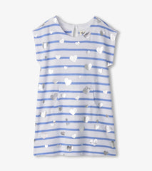Hatley Girls Heart Stripes Slouchy Dress