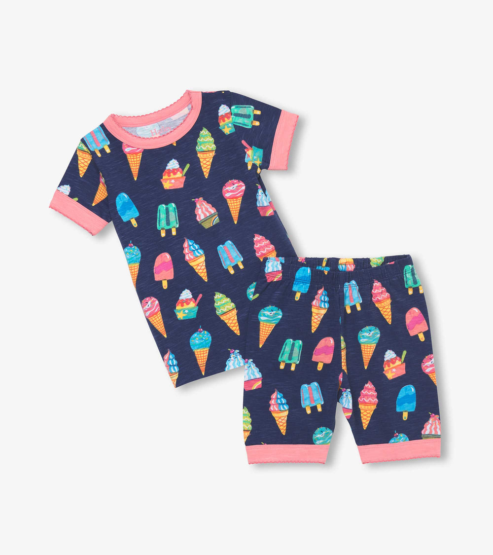 Hatley Girls Ice Cream Treats Short Pajama Set