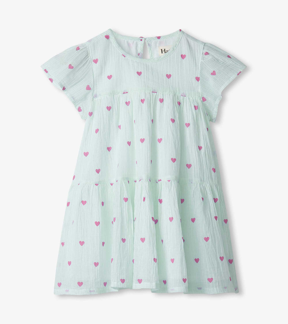 Hatley Baby & Toddler Girls Little Hearts Woven Puff Dress