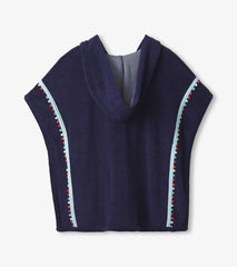 Hatley Girls Patriot Blue Hooded Cover-Up