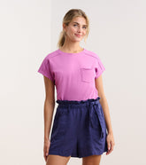 Hatley Slouchy Pocket Tee - Orchid