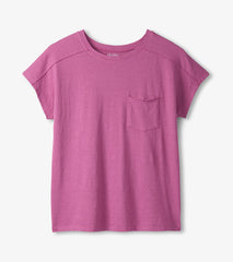 Hatley Slouchy Pocket Tee - Orchid