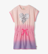 Hatley Girls Sequin Heart Pull-On Dress