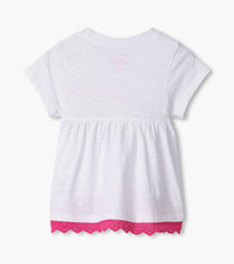 Hatley Baby & Toddler Girls Rainbow Eyelet Eyelet Trim T-Shirt
