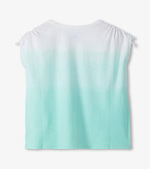 Hatley Girls Mermaid Tail Cinched Shoulder Top