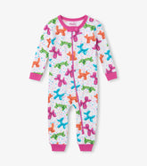 Hatley Baby Girls Balloon Pets Cotton Sleeper