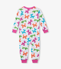 Hatley Baby Girls Balloon Pets Cotton Sleeper