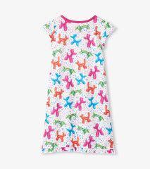 Hatley Girls Balloon Pets Ruffle Hem Nightdress