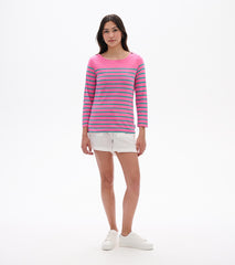 Hatley Button Breton - Watermelon Stripes