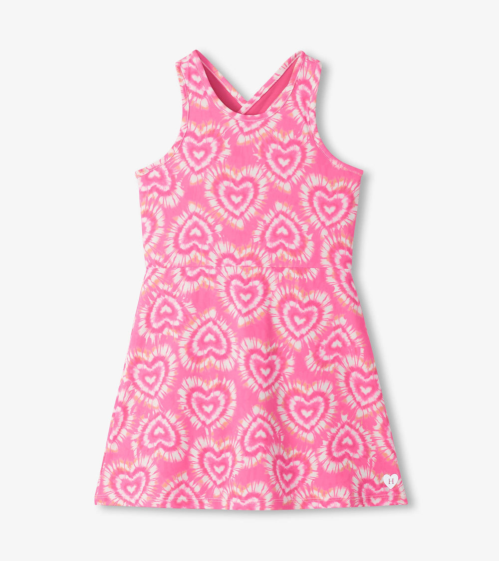 Hatley Girls Candy Hearts Active A-Line Dress