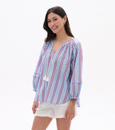 Hatley Naomi Blouse - Chambray Rainbow