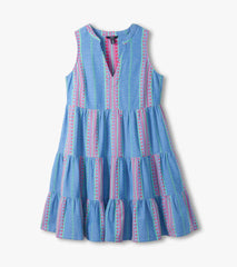 Hatley Savannah Dress - Chambray Stripes