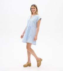 Hatley Emerson Dress - Neon Dots on Stripes