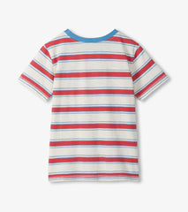 Hatley Boys East Coast Stripes Crew Neck T-Shirt