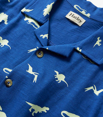 Hatley Boys Glow in the Dark Dinos Jersey Button Down