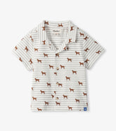 Hatley Baby & Toddler Boys Little Pups Jersey Button Down