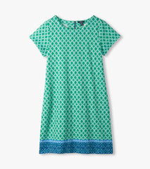 Hatley Zip-Back Tee Dress - Arcadia Medallion