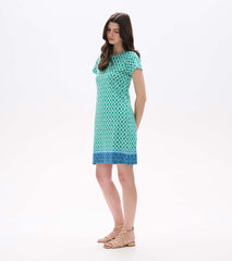 Hatley Zip-Back Tee Dress - Arcadia Medallion