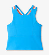 Hatley Girls Malibu Blue Strappy Active Tank