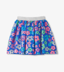 Hatley Girls Party Flowers Sequin Skirt