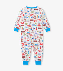 Hatley Baby Boys Painted Seascape Bamboo Sleeper