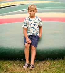 Hatley Boys Glow in the Dark Sharks Graphic Tee