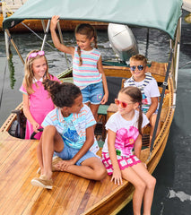 Hatley Girls Rainbow Berry Stripe Crochet Tank