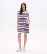 Hatley Capri Dress - Spring Rainfall Stripes