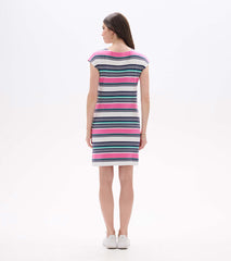 Hatley Capri Dress - Spring Rainfall Stripes