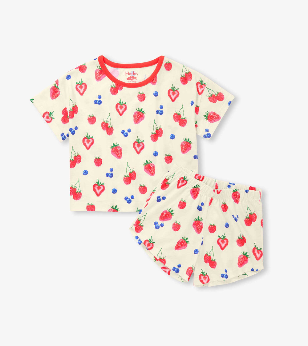 Hatley Girls Summer Berries Short Sleep Set