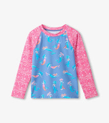 Hatley Girls Mermaids Long Sleeve Rashguard
