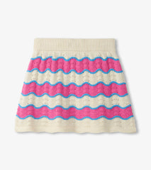 Hatley Girls Strawberry Moon Stripes Crochet Skirt