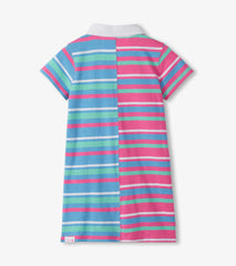Hatley Girls Mixed Stripes Cotton Polo Dress