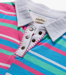 Hatley Girls Mixed Stripes Cotton Polo Dress