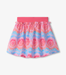 Hatley Girls Starburst Tie Dye Ruffle Skort