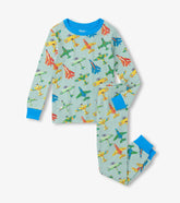 Hatley Boys Vintage Aircrafts Cotton Pajama Set