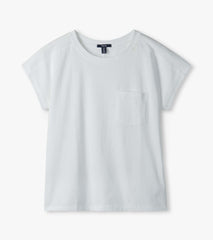 Hatley Ella Relaxed Tee - White
