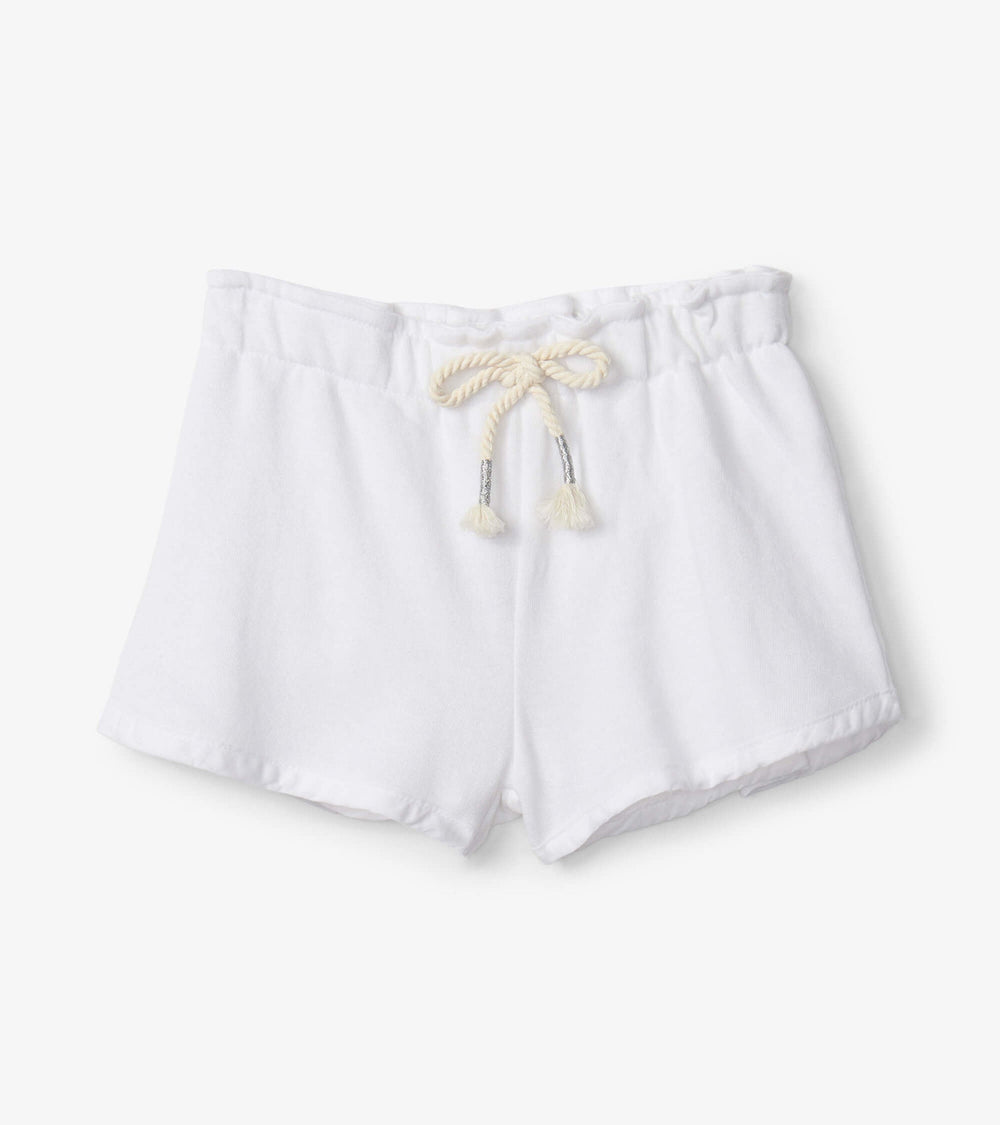 Hatley Girls White Adventure Shorts
