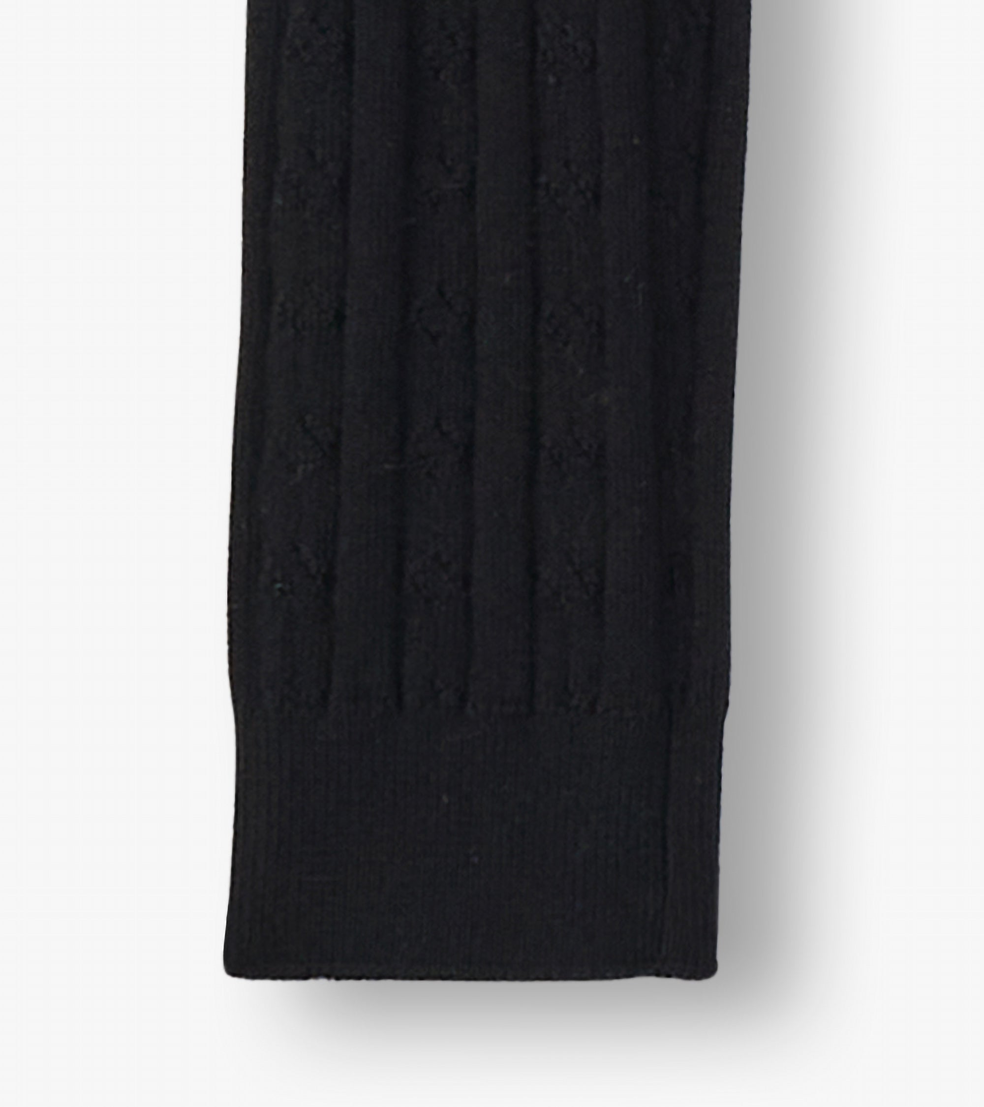 Hatley Girls Black Cable Knit Leggings