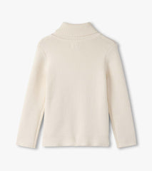 Hatley Girls Cream Turtleneck