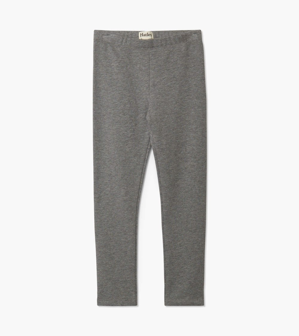 Hatley Girls Charcoal Cozy Leggings