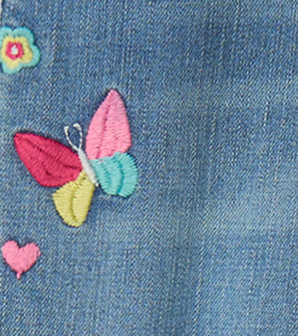 Hatley Girls Pretty Patches Stretch Jeans