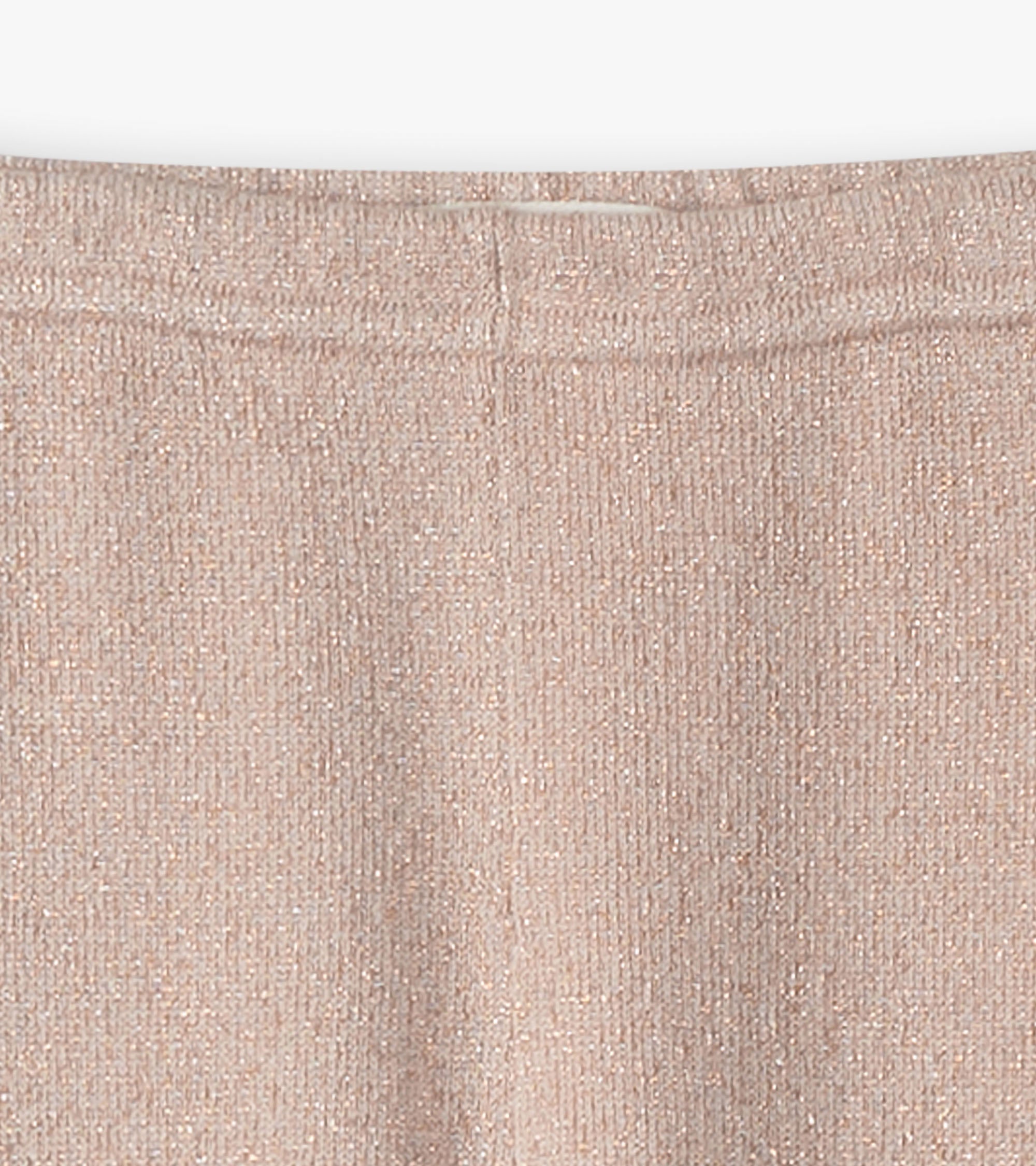 Hatley Baby Girls Gold Glitter Cable Knit Leggings