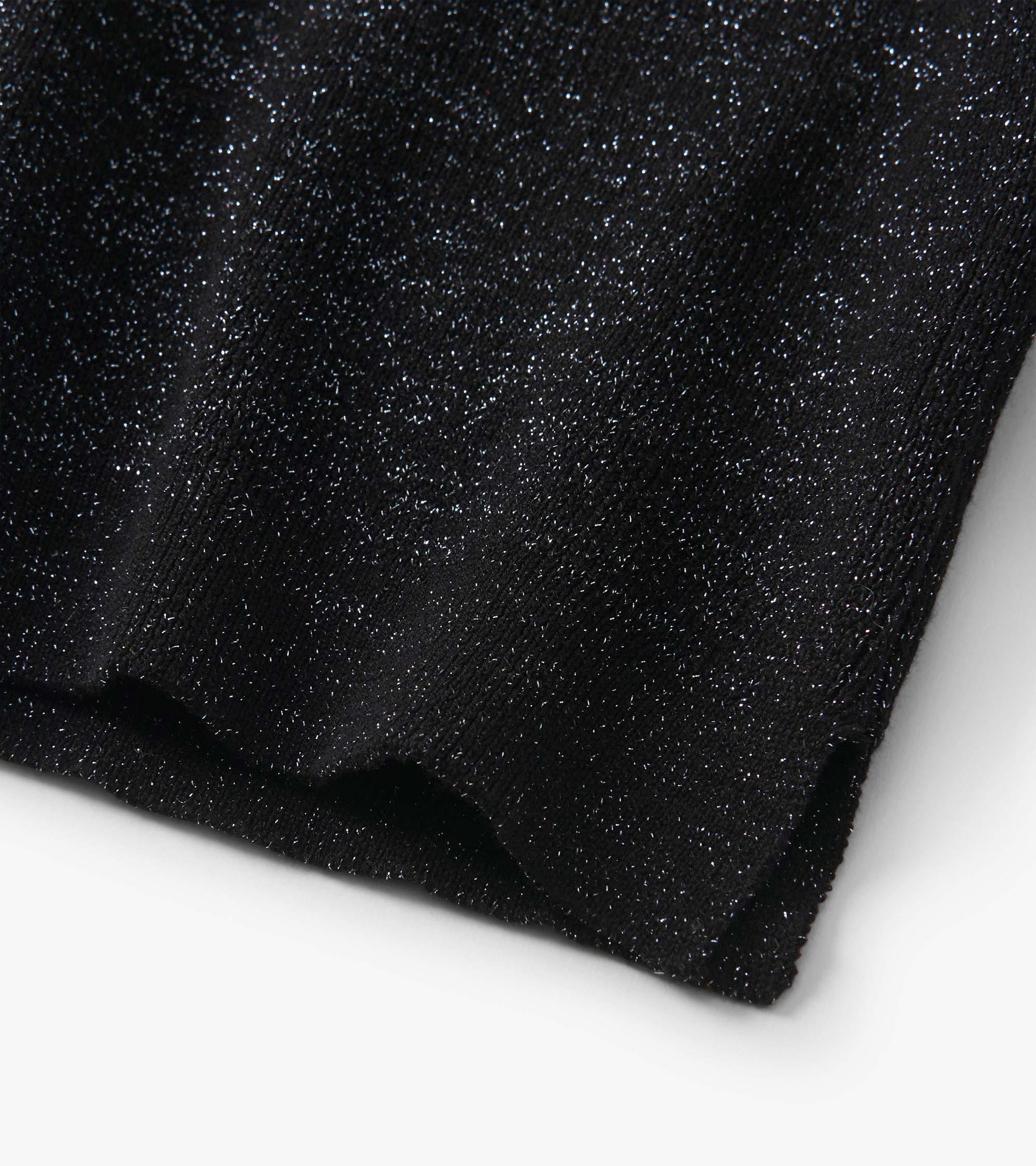 Hatley Girls Black Glitter Turtleneck
