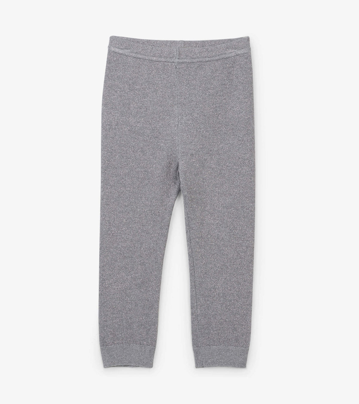 Hatley Baby Silver Glitter Cable Knit Leggings