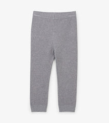 Hatley Baby Silver Glitter Cable Knit Leggings